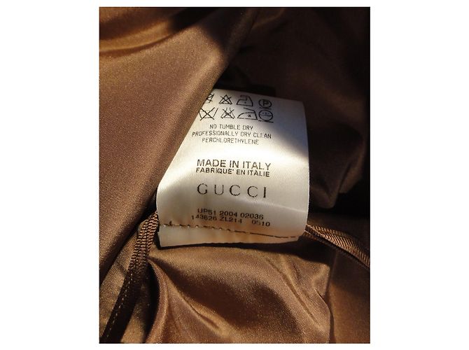 Chaqueta Gucci t 34 nueva condición con defecto Marrón claro - vista 12