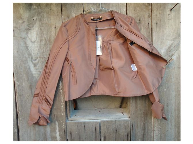 Chaqueta Gucci t 34 nueva condición con defecto Marrón claro - vista 4