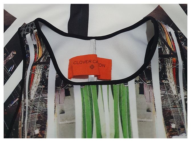 Abito Clover Canyon Multicolore - vista 4