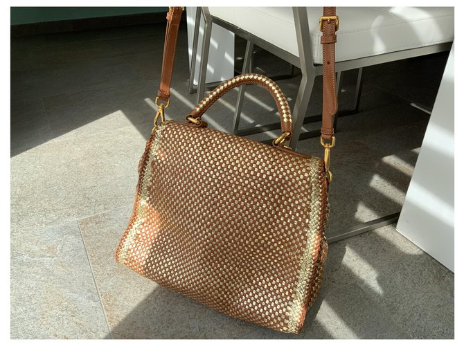 Gaufre Prada Edizione limitata MADRAS Caramello - vista 2