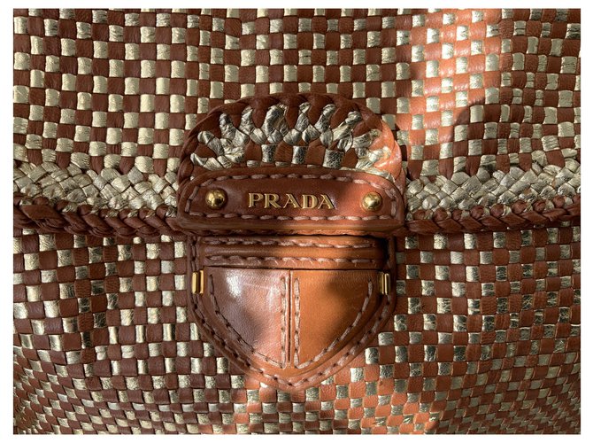 Gaufre Prada Edizione limitata MADRAS Caramello - vista 3