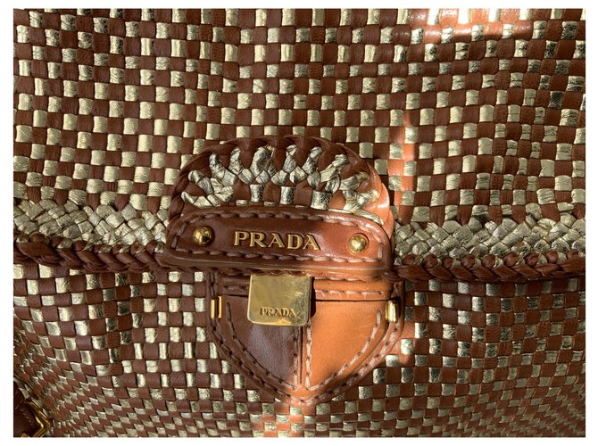 Gaufre Prada Edizione limitata MADRAS Caramello - vista 4