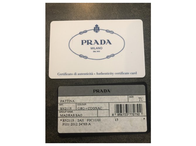 Gaufre Prada Edizione limitata MADRAS Caramello - vista 7