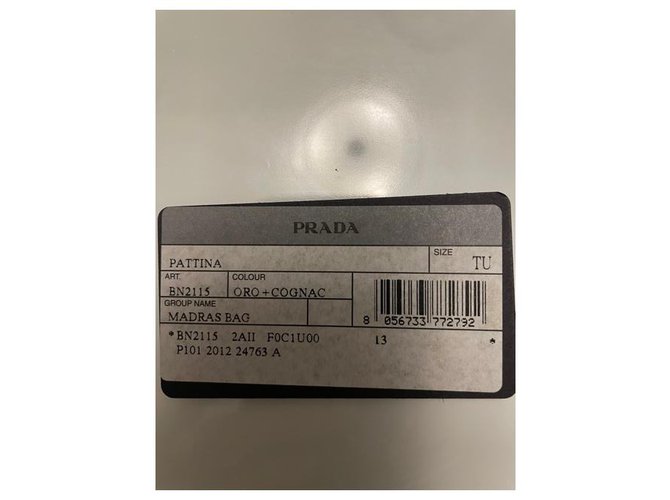 Gaufre Prada Edizione limitata MADRAS Caramello - vista 8
