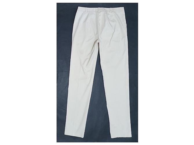 Pantaloni Max Mara beige in cotone - vista 2