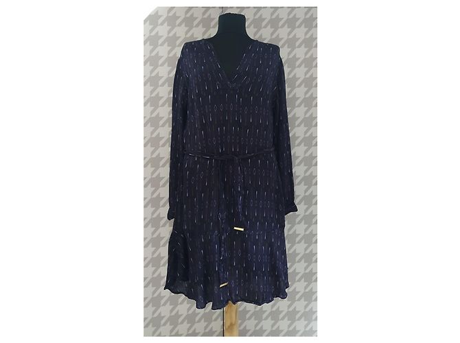 Vestido Noa Noa de viscosa morado Talla 38 Multicolor Púrpura - vista 2