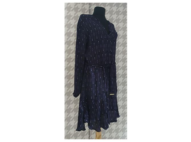 Vestido Noa Noa de viscosa morado Talla 38 Multicolor Púrpura - vista 3