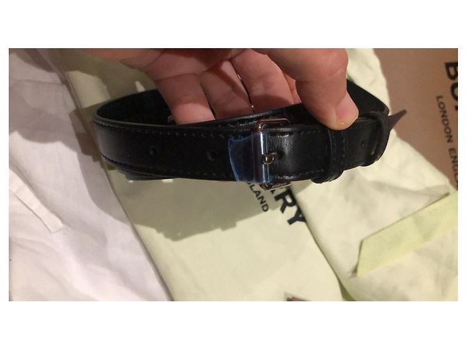 NUOVA BORSA A TRACOLLA IN PELLE BURBERRY CON MONOGRAMMA MISTO Nero - vista 14