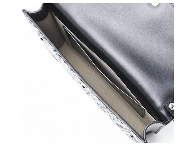 NUOVA BORSA A TRACOLLA IN PELLE BURBERRY CON MONOGRAMMA MISTO Nero - vista 6