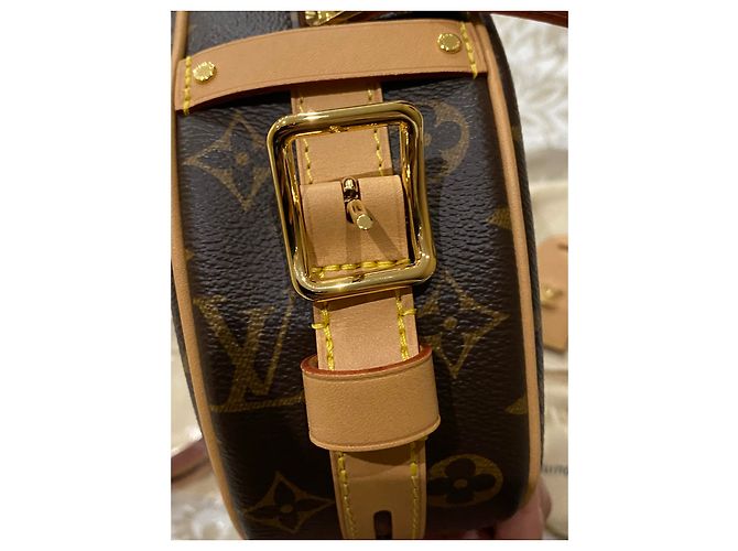 LOUIS VUITTON WEICHE HUT BOX TASCHE NEU Hellbraun - Ansicht 14