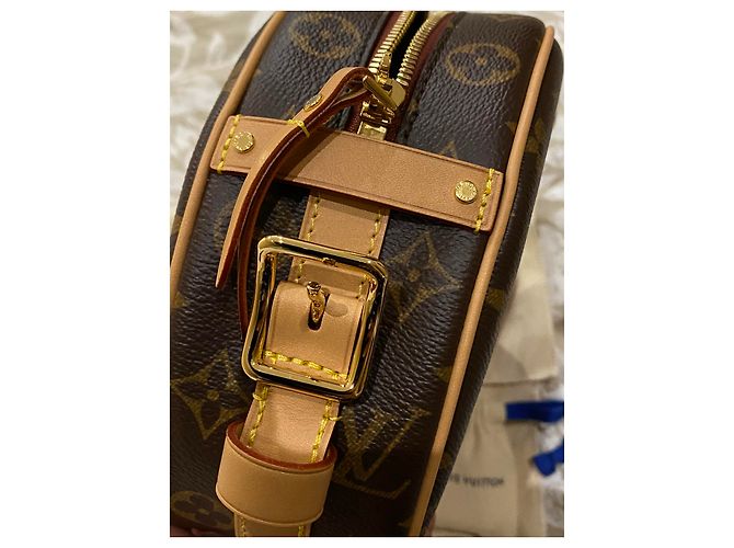 LOUIS VUITTON WEICHE HUT BOX TASCHE NEU Hellbraun - Ansicht 15