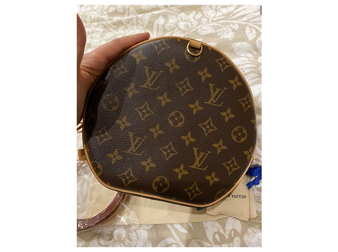 LOUIS VUITTON WEICHE HUT BOX TASCHE NEU Hellbraun - Ansicht 7