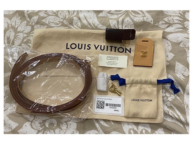 LOUIS VUITTON WEICHE HUT BOX TASCHE NEU Hellbraun - Ansicht 9