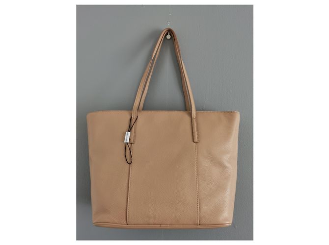 Borsa shopping Marc Jacobs in pelle beige - vista 11