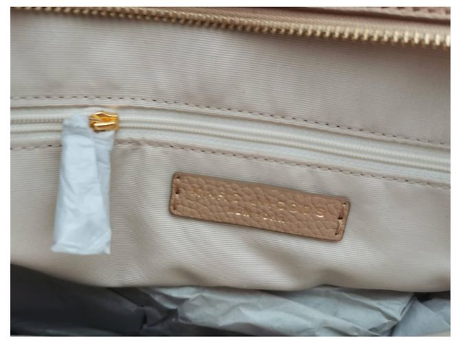 Borsa shopping Marc Jacobs in pelle beige - vista 13