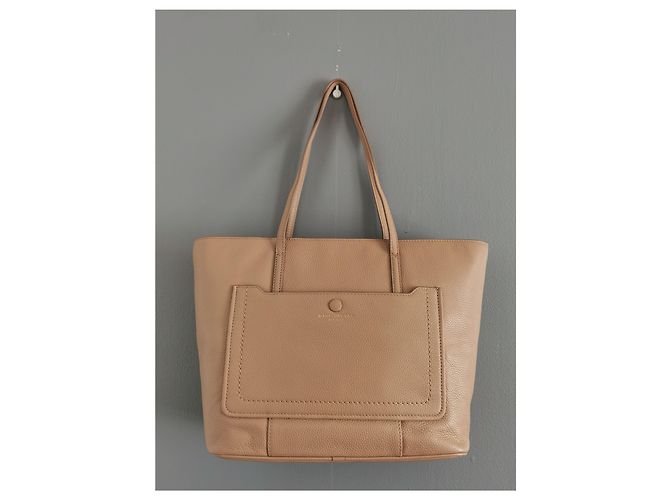 Borsa shopping Marc Jacobs in pelle beige - vista 4