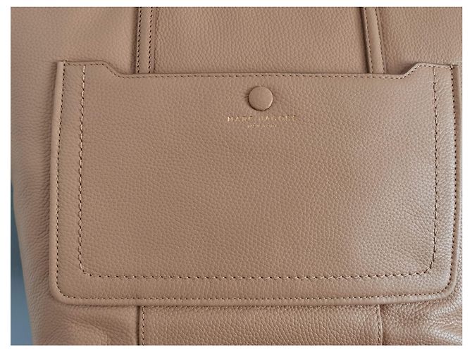 Borsa shopping Marc Jacobs in pelle beige - vista 5