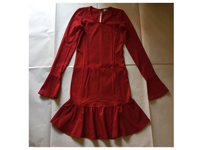 Liu.Jo Kleid Rot aus Viskose XS - Ansicht 2