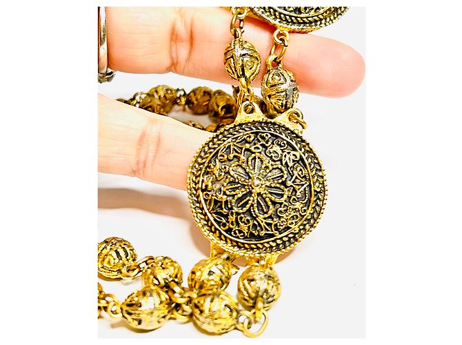 Collana vintage Chanel D'oro - vista 4