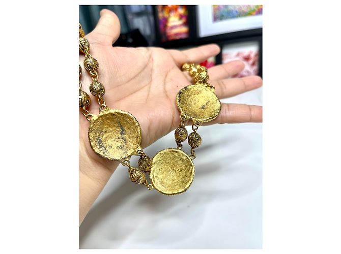 Collana vintage Chanel D'oro - vista 6