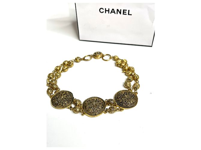 Collana vintage Chanel D'oro - vista 9