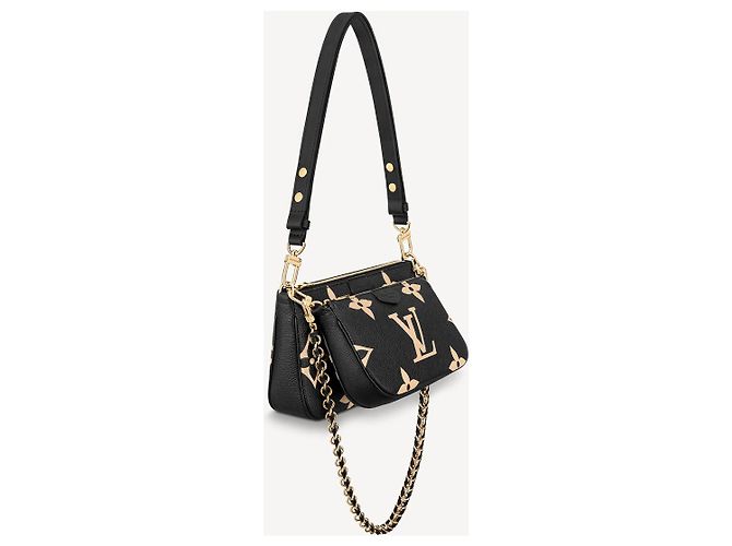 Louis Vuitton LV multipochette in pelle Nero - vista 2