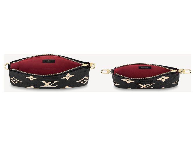 Louis Vuitton LV multipochette in pelle Nero - vista 3