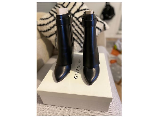 Botines Shark Givenchy de piel negra Negro - vista 2