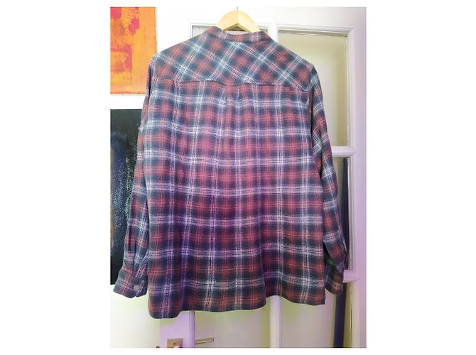 Camisa de cuadros Isabel Marant Etoile de algodón verde y blanca Multicolor - vista 2