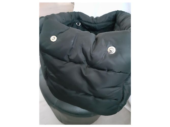 Borsa da viaggio Prada in nylon trapuntato nero - vista 3