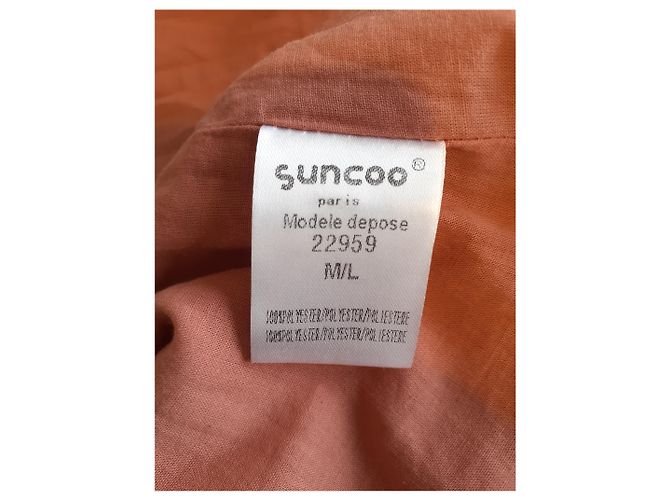 Suncoo Rosa Kleid mit Strasskragen Pink - Ansicht 2