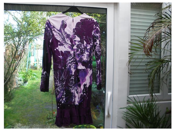Abito Roberto Cavalli Multicolore in Viscosa - vista 3