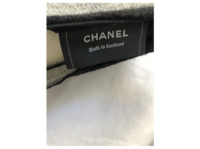 Cambon Almofada Chanel Preto Cinza - vista 2