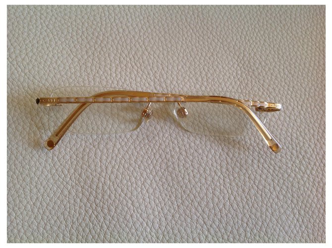 Chanel Gafas de sol Dorado - vista 3