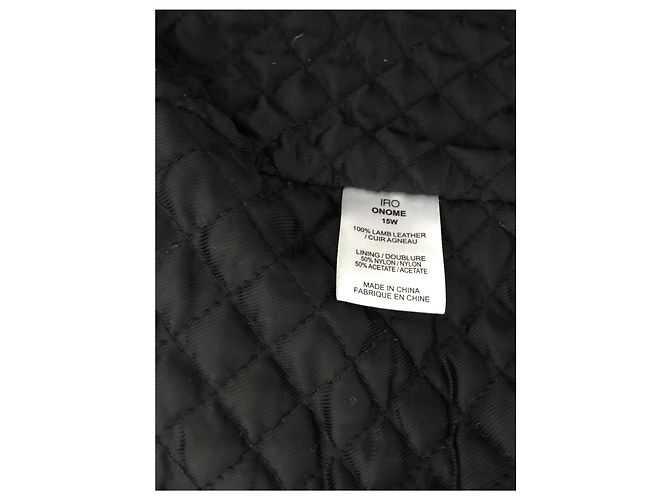 Iro Orome Bikerjacke aus Lammleder Dunkelrot Bordeaux - Ansicht 5