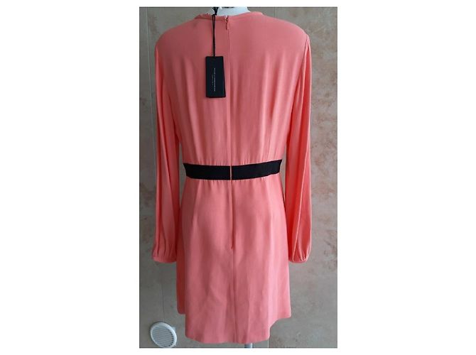 Autre Marque Atos Lombardini Boho schickes Kleid Fuschia - Ansicht 2