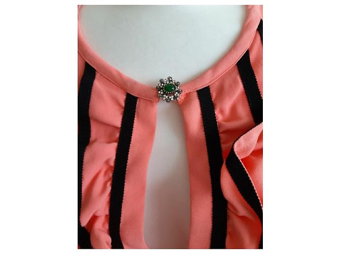 Autre Marque Atos Lombardini Boho schickes Kleid Fuschia - Ansicht 3