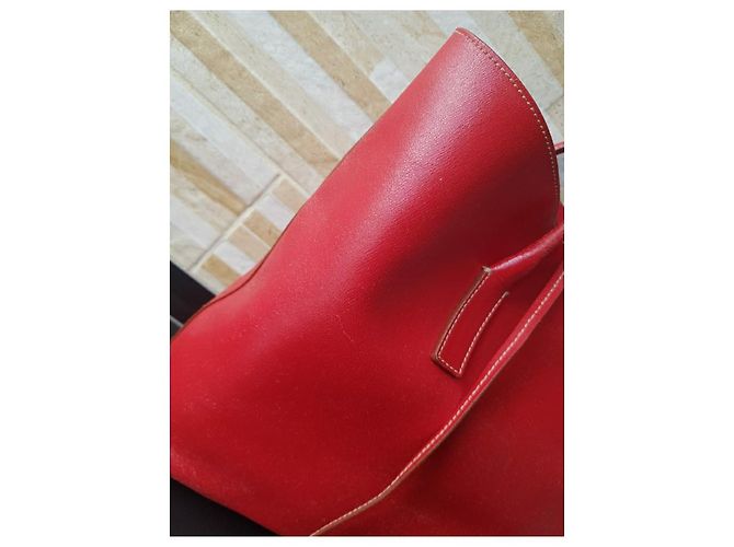 Prada Umhängetasche Einkaufstasche rot - Ansicht 14