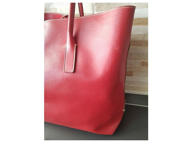 Prada Umhängetasche Einkaufstasche rot - Ansicht 15