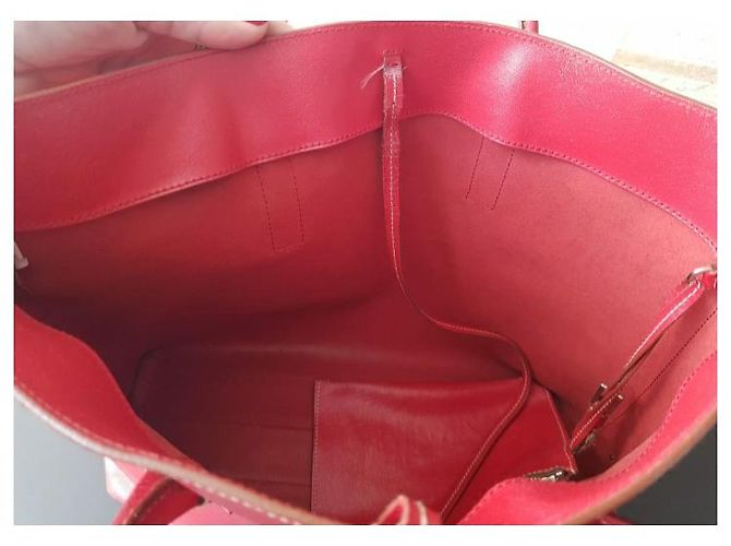 Prada Umhängetasche Einkaufstasche rot - Ansicht 20