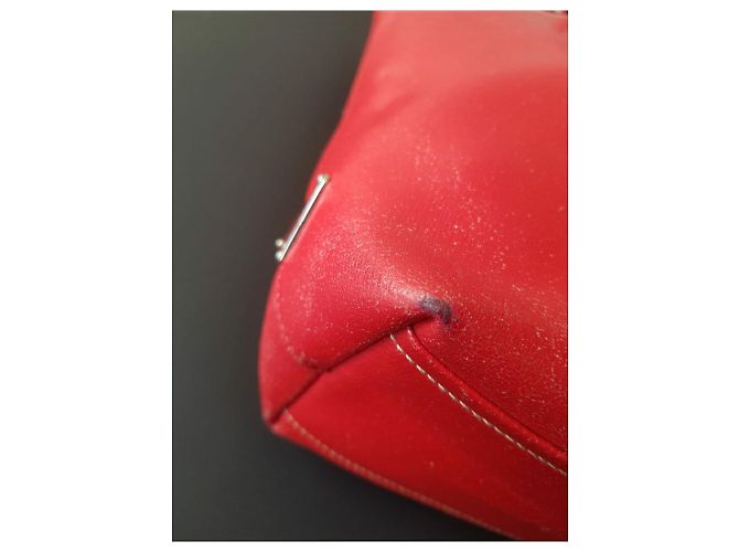 Prada Umhängetasche Einkaufstasche rot - Ansicht 5