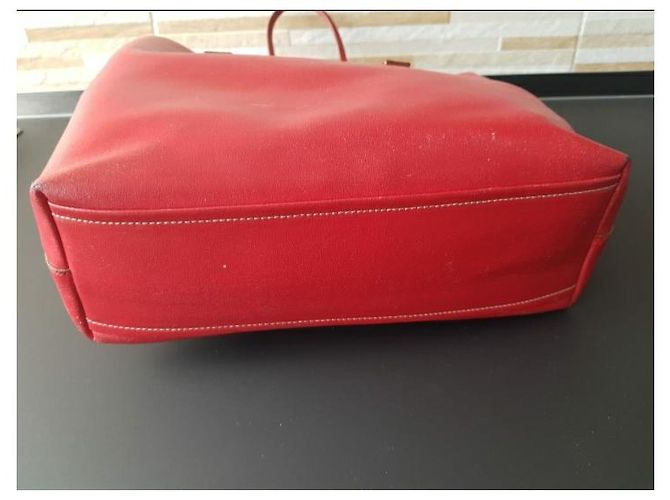 Prada Umhängetasche Einkaufstasche rot - Ansicht 8