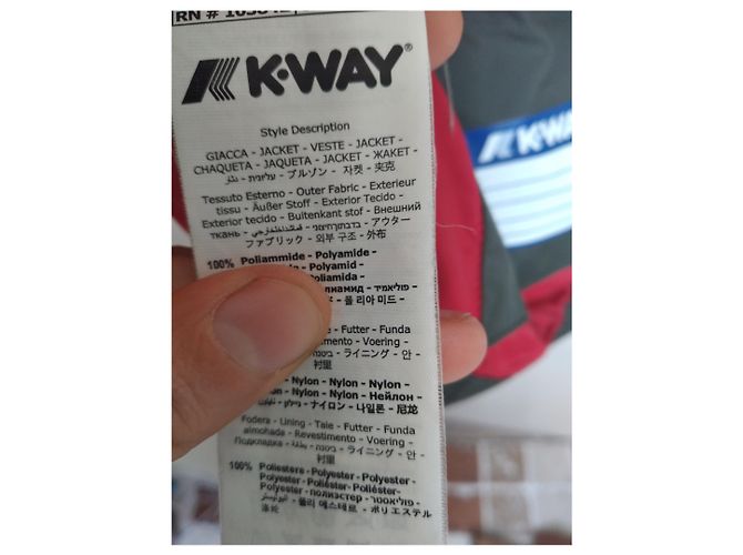 K-Way Kway windbreaker Khaki Olive green - view 14