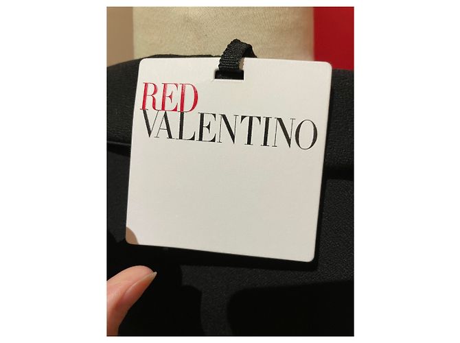 Red Valentino Jacke Schwarz mit Mesh-Details - Ansicht 4