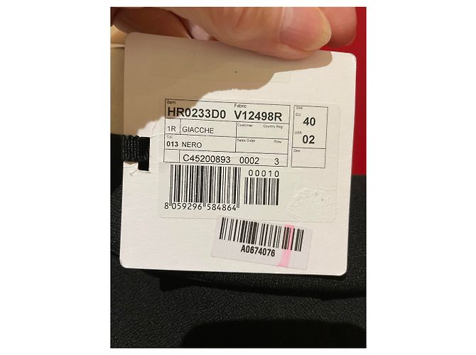 Red Valentino Jacke Schwarz mit Mesh-Details - Ansicht 5