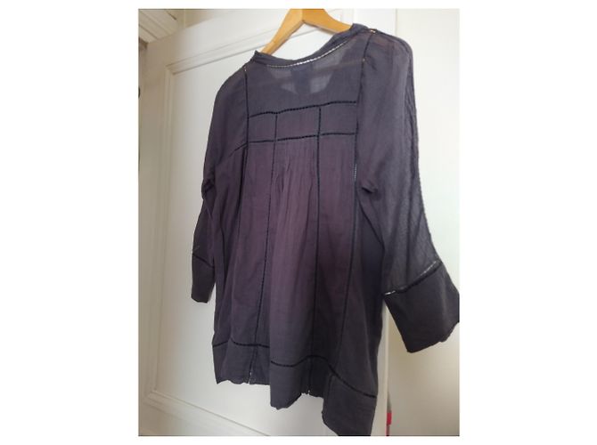 Blusa Isabel Marant Etoile Gris de Algodón - vista 2
