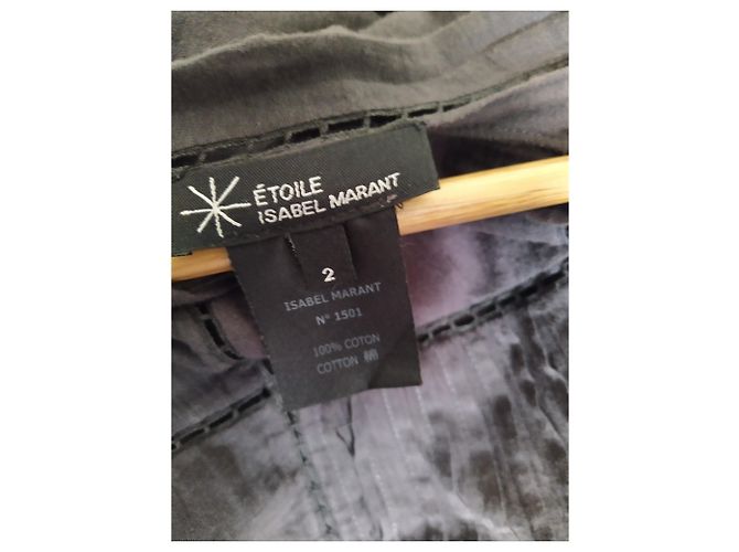 Blusa Isabel Marant Etoile Gris de Algodón - vista 3