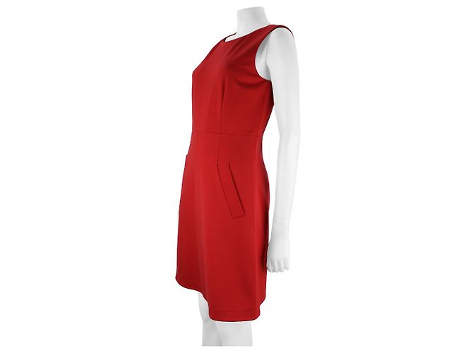 Diane Von Furstenberg Carpreena red viscose dress - view 3