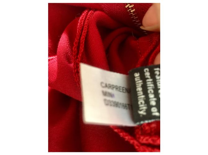 Diane Von Furstenberg Carpreena red viscose dress - view 6