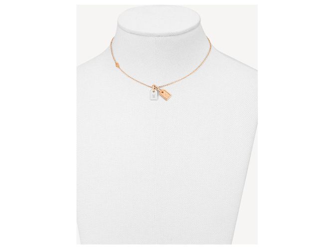 Louis Vuitton Gargantilla con etiqueta LV Nanogram - vista 3
